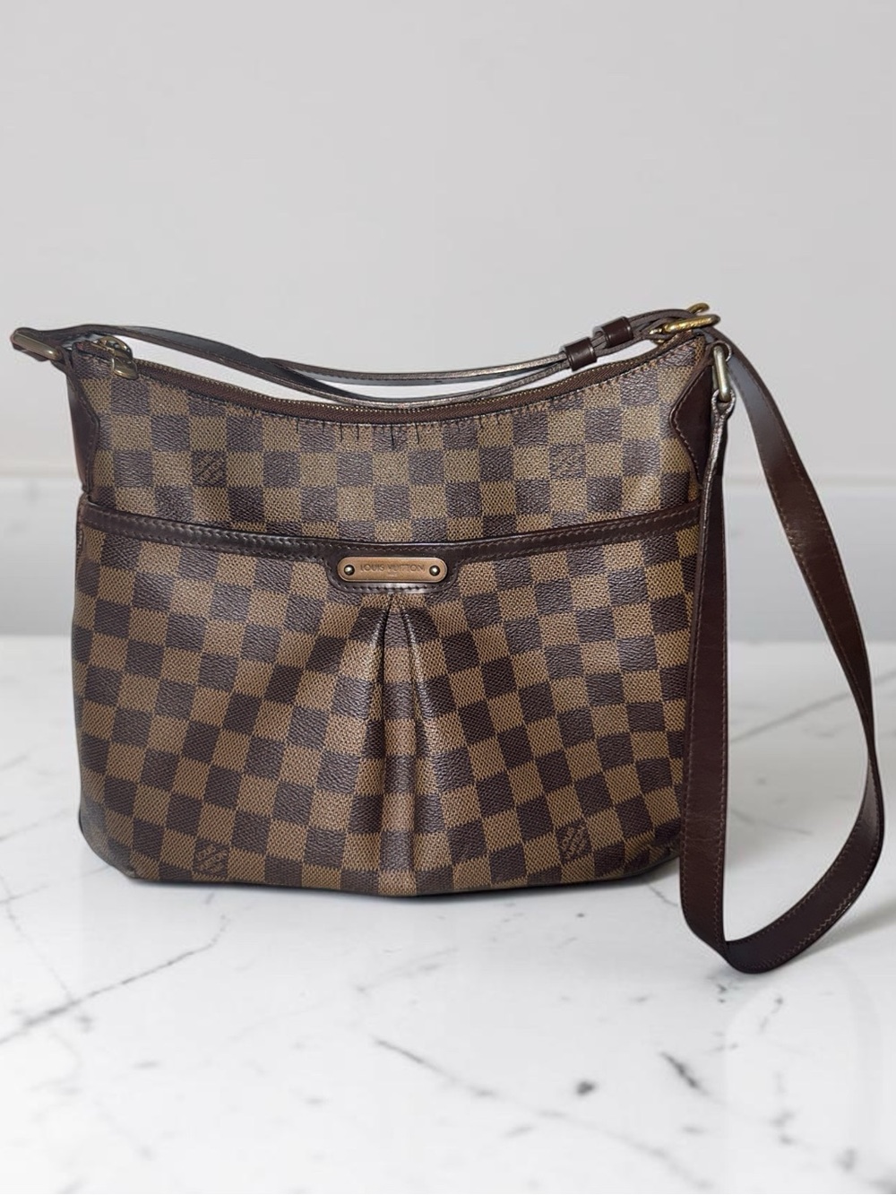 Louis Vuitton Damier Ebene Bloomsbury PM Crossbody Bag